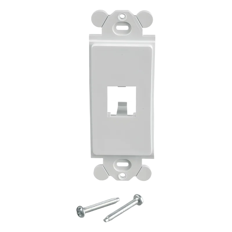 Marco de Módulo, Para Placas Frontales Estándar GFCI, Acepta 2 Módulos Mini-Com, Color Blanco PANDUIT CFG1WH