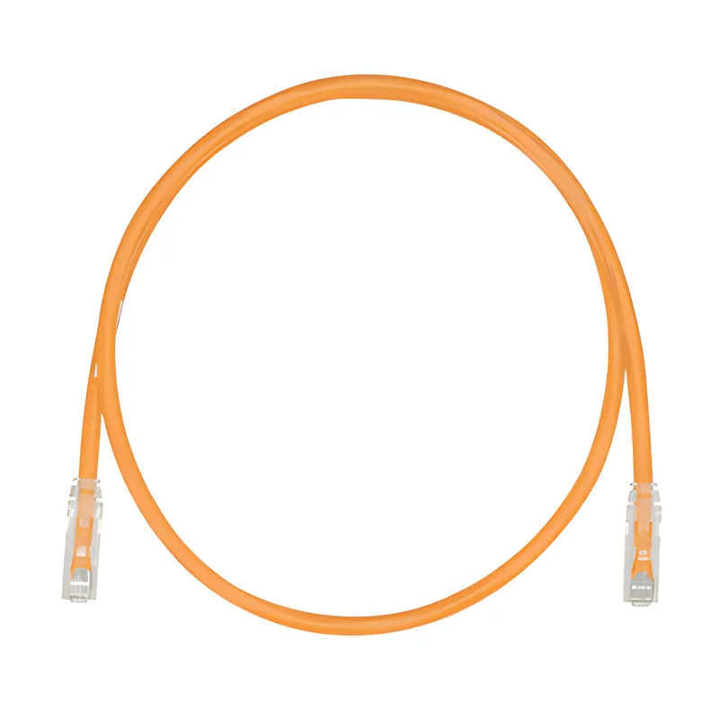 Cable de Parcheo TX6, UTP Cat6, Diámetro Reducido (28AWG), Color Naranja, 20 cm (7.87 pulgadas) PANDUIT UTP28SP0.2MOR
