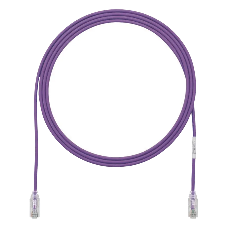 Cable de Parcheo TX6, UTP Cat6, Diámetro Reducido (28AWG), Color Violeta, 3.05 Metros (10 Pies) PANDUIT UTP28SP10VL