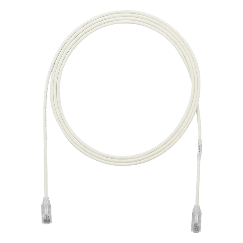 Cable de Parcheo TX6, UTP Cat6, Diámetro Reducido (28AWG), Color Blanco Mate, 5.18 Metros (17 Pies) PANDUIT UTP28SP17