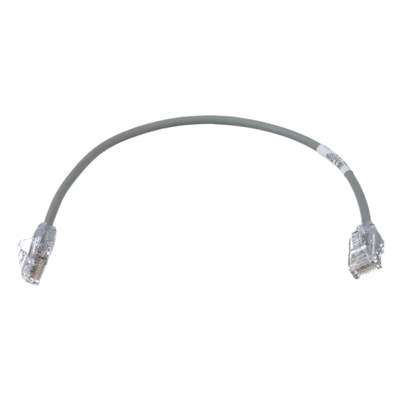 Cable de Parcheo TX6, UTP Cat6, Diámetro Reducido (28AWG), Color Gris, 0.30 Metros (1 Pie) PANDUIT UTP28SP1GY