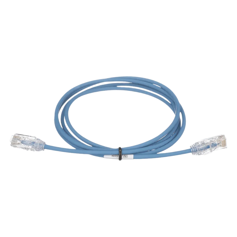 Cable de Parcheo TX6, UTP Cat6, Diámetro Reducido (28AWG), Color Azul, 7.32 Metros (24 Pies) PANDUIT UTP28SP24BU