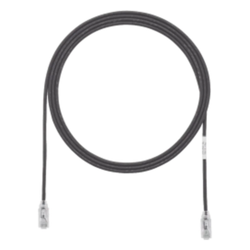 Cable de Parcheo TX6, UTP Cat6, Diámetro Reducido (28AWG), Color Negro, 2 ft. PANDUIT UTP28SP2BL