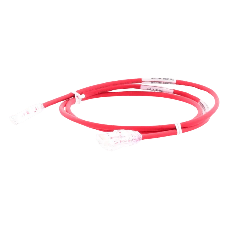 Cable de Parcheo TX6, UTP Cat6, Diámetro Reducido (28AWG), Color Rojo, 0.61 Metros (2 Pies) PANDUIT UTP28SP2RD