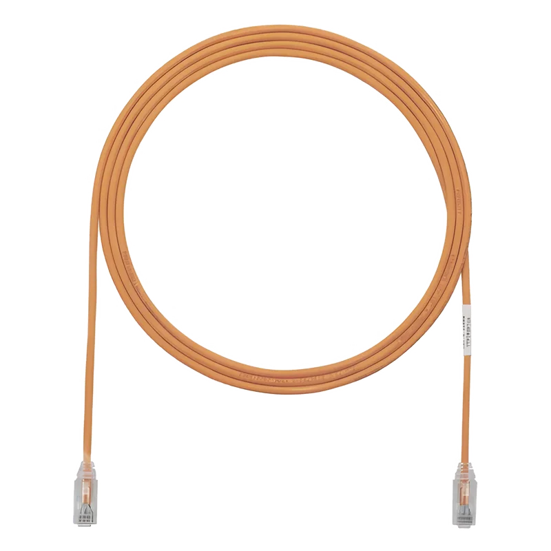 Cable de Parcheo TX6, UTP Cat6, Diámetro Reducido (28AWG), Color Naranja, 0.91 Metros (3 Pies) PANDUIT UTP28SP3OR