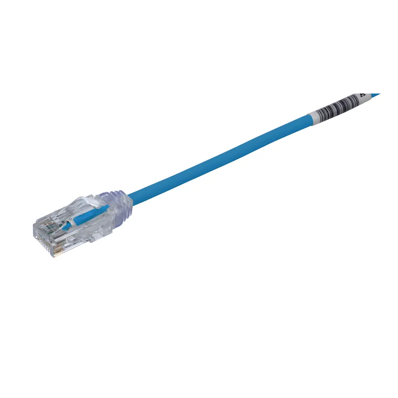 Cable de Parcheo TX6, UTP Cat6, Diámetro Reducido (28AWG), Color Azul, 12.19 Metros (40 Pies) PANDUIT UTP28SP40BU