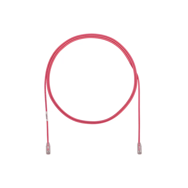Cable de Parcheo TX6, UTP Cat6, Diámetro Reducido (28AWG), Color Rosa, 1.52 Metros (5 Pies) PANDUIT UTP28SP5PK
