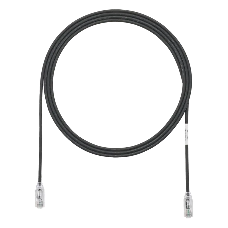 Cable de Parcheo TX6, UTP Cat6, Diámetro Reducido (28AWG), Color Negro, 1.83 Metros (6 Pies) PANDUIT UTP28SP6BL