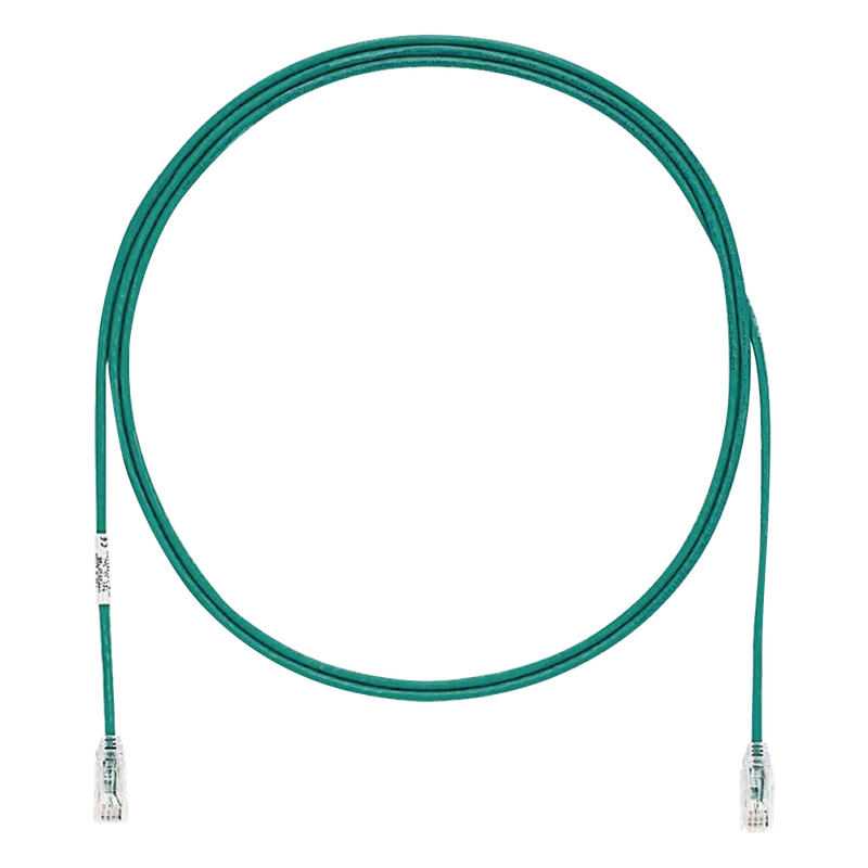 Cable de Parcheo TX6, UTP Cat6, Diámetro Reducido (28AWG), Color Verde, 1.83 Metros (6 Pies) PANDUIT UTP28SP6GR
