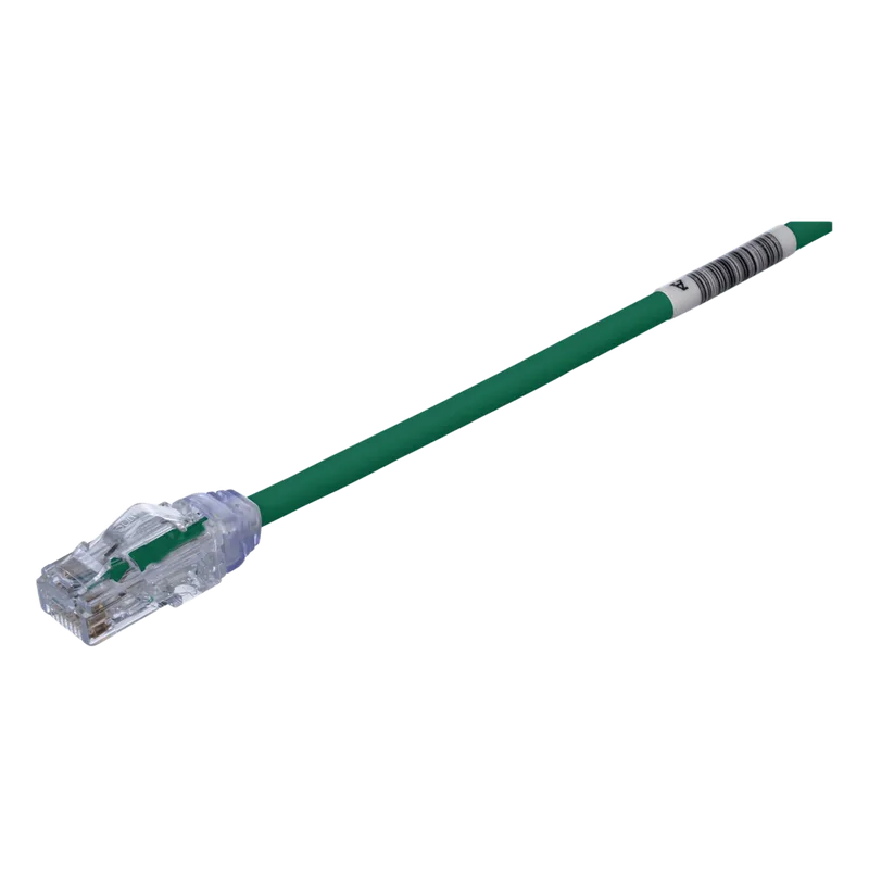 Cable de Parcheo UTP Cat6A, CM/LSZH, Diámetro Reducido (28AWG), Color Verde, 3.05 Metros (10 Pies) PANDUIT UTP28X10GR