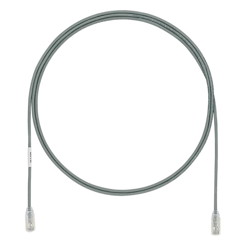 Cable de Parcheo UTP Cat6A, CM/LSZH, Diámetro Reducido (28AWG), Color Gris, 0.61 Metros (2 Pies) PANDUIT UTP28X2GY