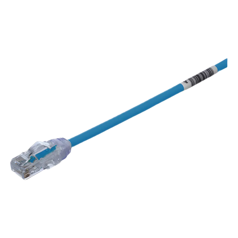 Cable de Parcheo UTP Cat6A, CM/LSZH, Diámetro Reducido (28AWG), Color Azul, 9.14 Metros (30 Pies) PANDUIT UTP28X30BU