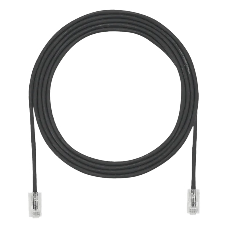 Cable de Parcheo UTP Cat6A, CM/LSZH, Diámetro Reducido (28AWG), Color Negro, 0.91 Metros (3 Pies) PANDUIT UTP28X3BL