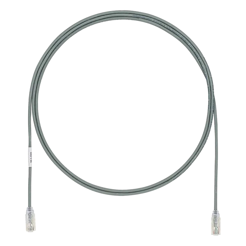 Cable de Parcheo UTP Cat6A, CM/LSZH, Diámetro Reducido (28AWG), Color Gris, 1.52 Metros (5 Pies) PANDUIT UTP28X5GY