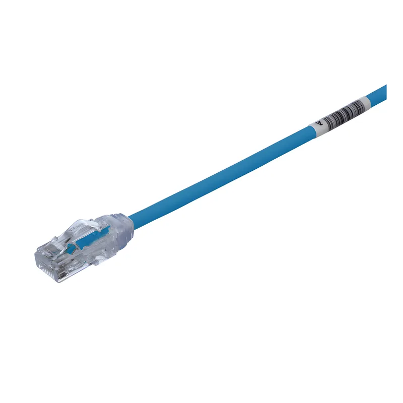 Cable de Parcheo UTP Cat6A, CM/LSZH, Diámetro Reducido (28AWG), Color Negro, 2.13 Metros (7 Pies) PANDUIT UTP28X7BL