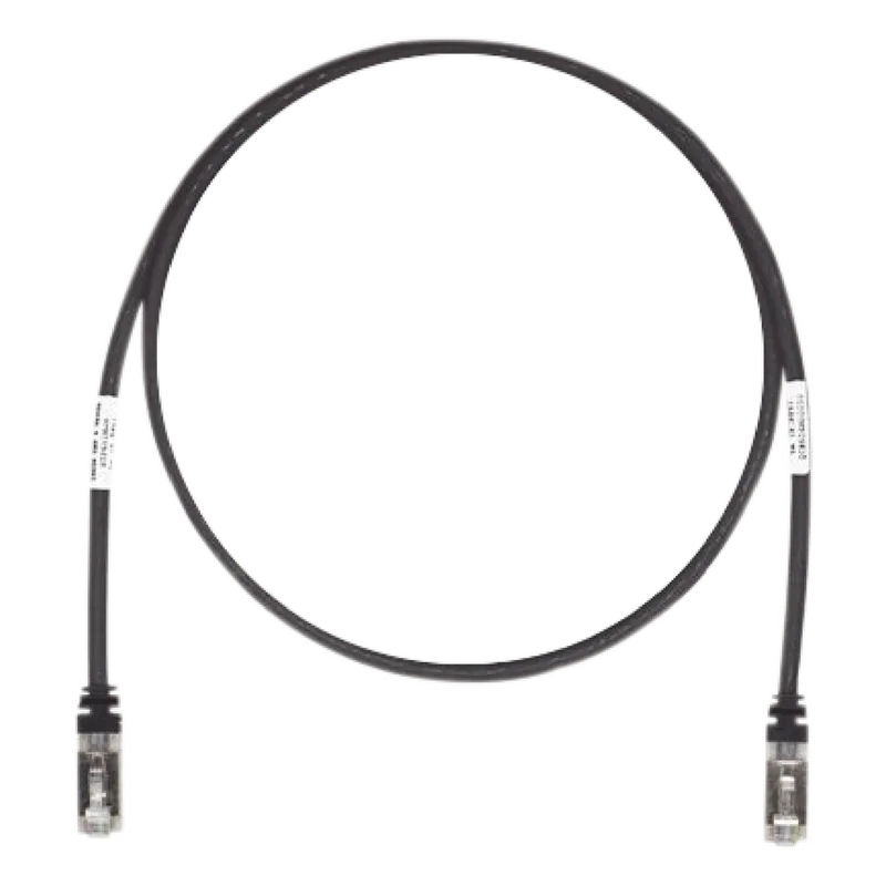 Patch Cord Cat6A, Blindado S/FTP, CM/LS0H, 10 Metros (32.81 Pies), Color Negro PANDUIT STP6X10MBL