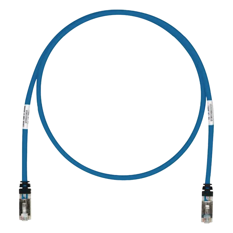 Patch Cord Cat6A, Blindado S/FTP, CM/LS0H, 10 Metros (32.81 Pies), Color Azul PANDUIT STP6X10MBU