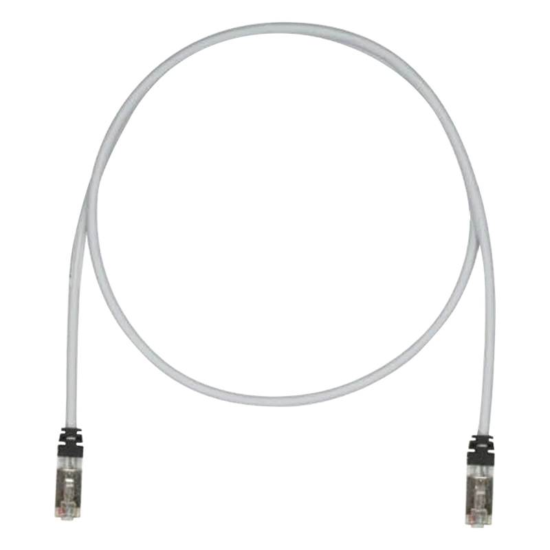 Patch Cord Cat6A, Blindado S/FTP, CM/LS0H, 1 Metro (3.28 Pies), Color Gris PANDUIT STP6X1MIG