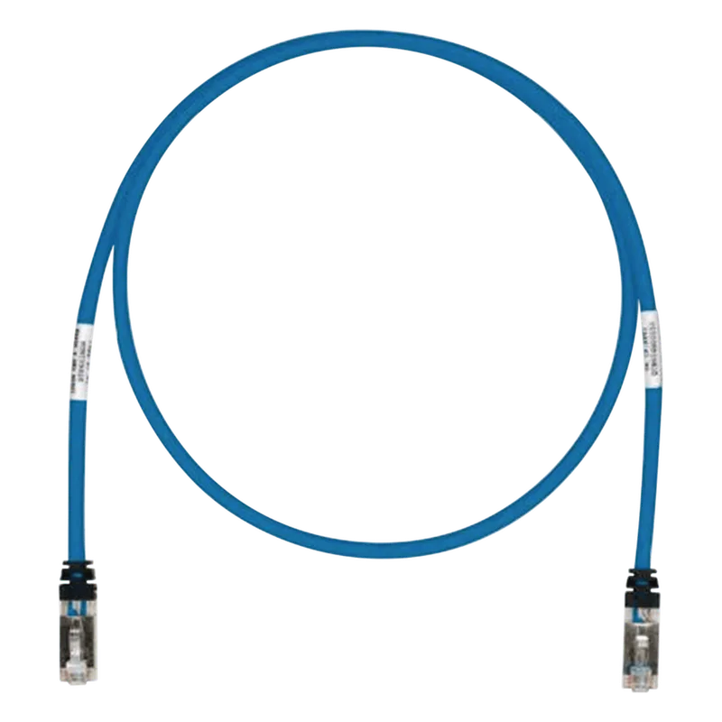 Patch Cord Cat6A, Blindado S/FTP, CM/LS0H, 20 Metros (65.62 Pies), Color Azul PANDUIT STP6X20MBU