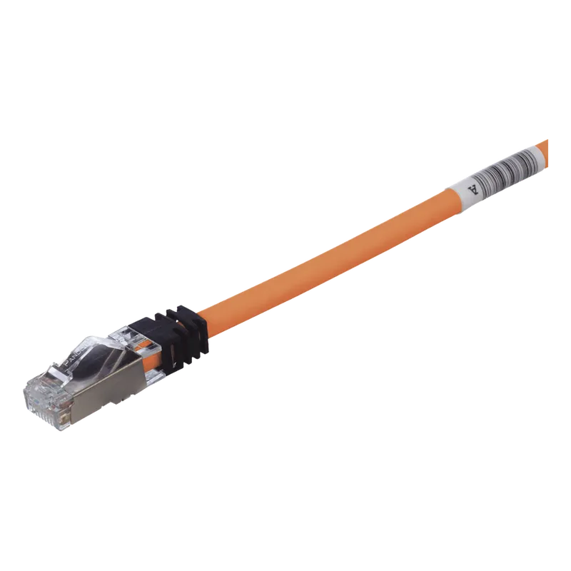 Patch Cord Cat6A, Blindado S/FTP, CM/LS0H, 2.13 Metros (7 Pies), Color Naranja PANDUIT STP6X7OR