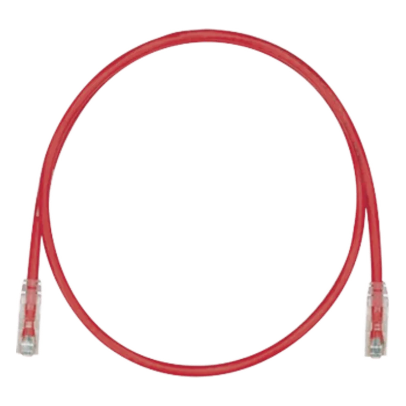 Cable de Parcheo TX6, UTP Cat6, 24 AWG, CM, Color Rojo, 6.1 Metros (20 Pies) PANDUIT UTPSP20RDY