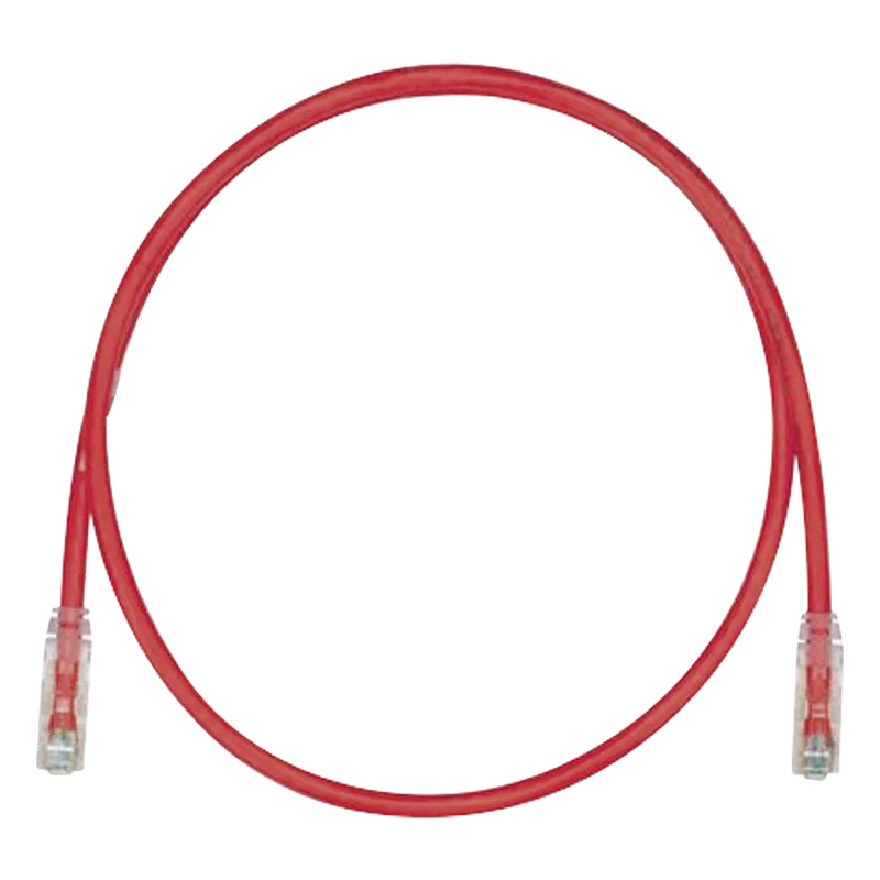 Cable de Parcheo TX6, UTP Cat6, 24 AWG, CM, Color Rojo, 0.91 Metros (3 Pies) PANDUIT UTPSP3RDY