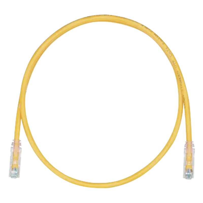 Cable de Parcheo TX6, UTP Cat6, 24 AWG, CM, Color Amarillo, 0.91 Metros (3 Pies) PANDUIT UTPSP3YLY