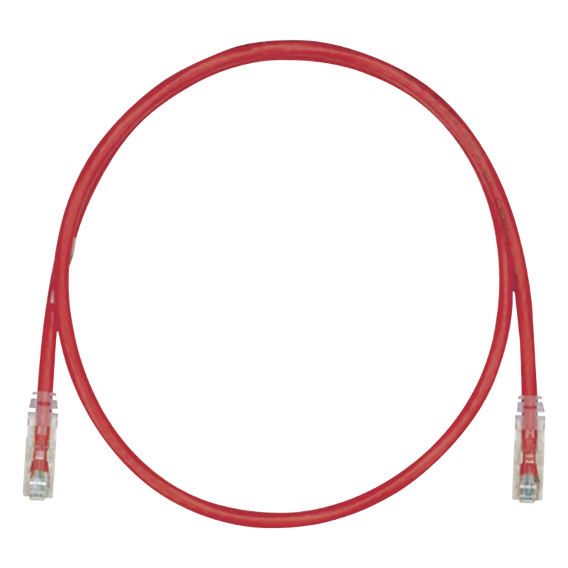 Cable de Parcheo UTP, Cat6A, 24 AWG, CM, Color Rojo, 21.34 Metros (70 Pies) PANDUIT UTPSP70RDY
