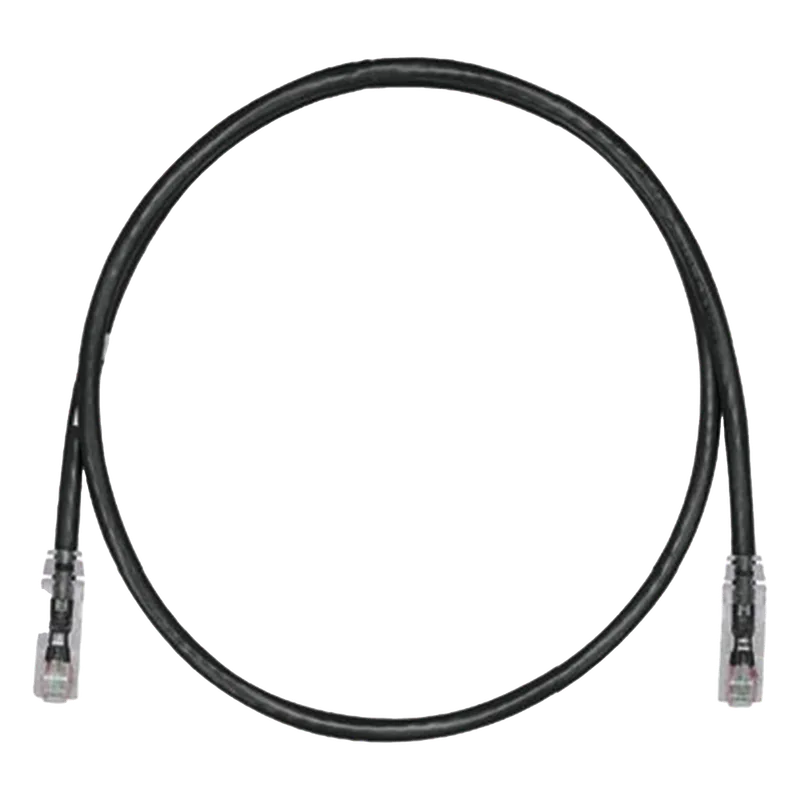 Cable de Parcheo TX6, UTP Cat6, 24 AWG, LSZH, Color Negro, 8 Metros (26.25 Pies) PANDUIT UTPSPL8MBLY