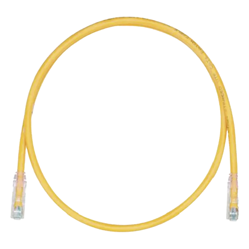 Cable de Parcheo TX6, UTP Cat6, 24 AWG, LSZH, Color Amarillo, 8 Metros (26.25 Pies) PANDUIT UTPSPL8MYLY