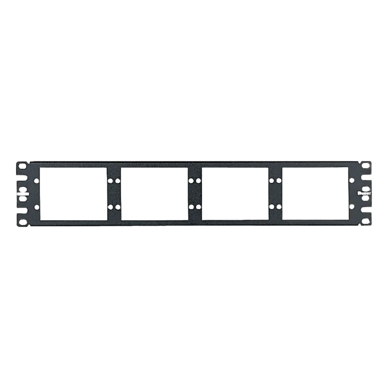 Patch Panel de Fibra Óptica, Para 8 Placas Acopladoras FAP o FMP, Color Negro, 2UR PANDUIT CFAPPBL2