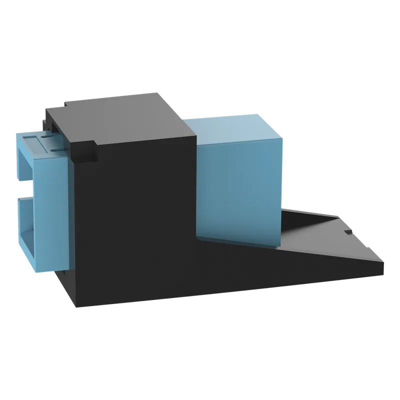 Módulo Acoplador SC Simplex, para Fibra Óptica Multimodo OM3/OM4, Tipo Mini-Com, Color Aqua PANDUIT CMSAQSCZBL