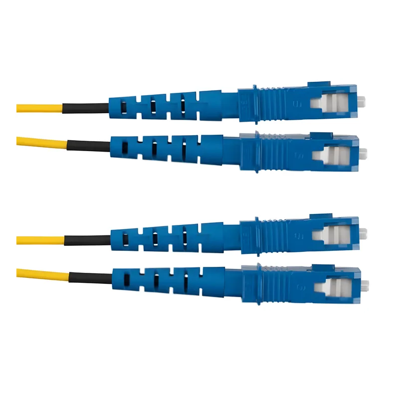 Jumper de Fibra Optica Monomodo 9/125 OS2, SC-SC Duplex, OFNR (Riser), Color Amarillo, 3 Metros (9.84 Pies) PANDUIT F923RSNSNSNM003