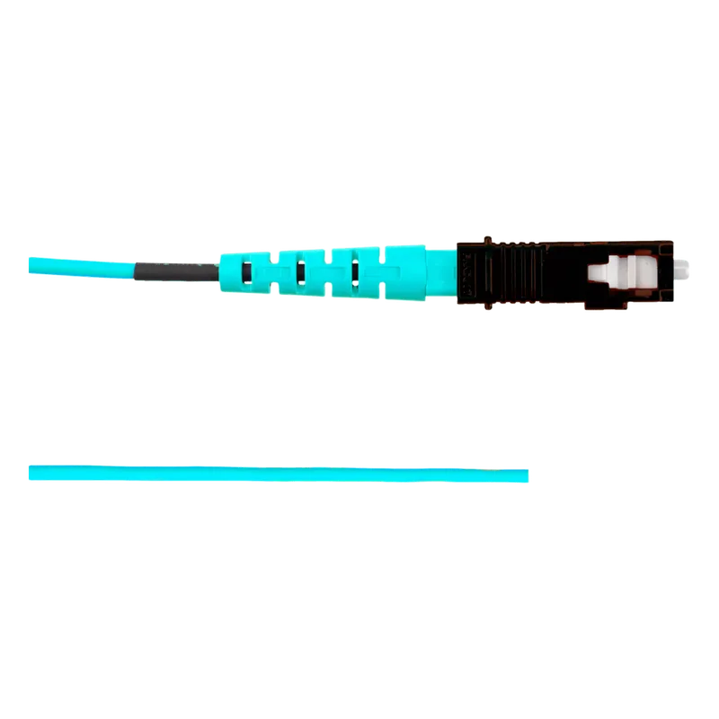 Pigtail de Fibra Óptica SC Simplex, Multimodo OM3 50/125, 900um, Color Aqua, 2 Metros (6.56 Pies) PANDUIT FX1BN3NNNSNM002