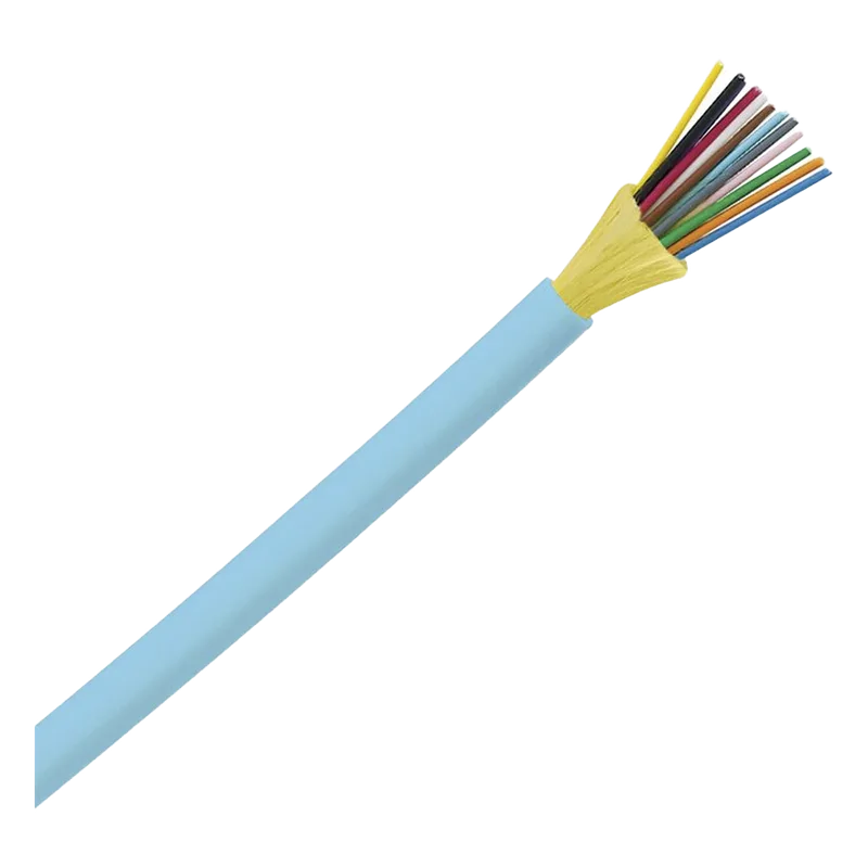 Cable de Fibra Óptica de 12 Hilos, Multimodo OM3 50/125 Optimizada, Interior, Tight Buffer 900 µm, No Conductiva (Dieléctrica), OFNR (Riser), Precio Por Metro PANDUIT FODRX12Y