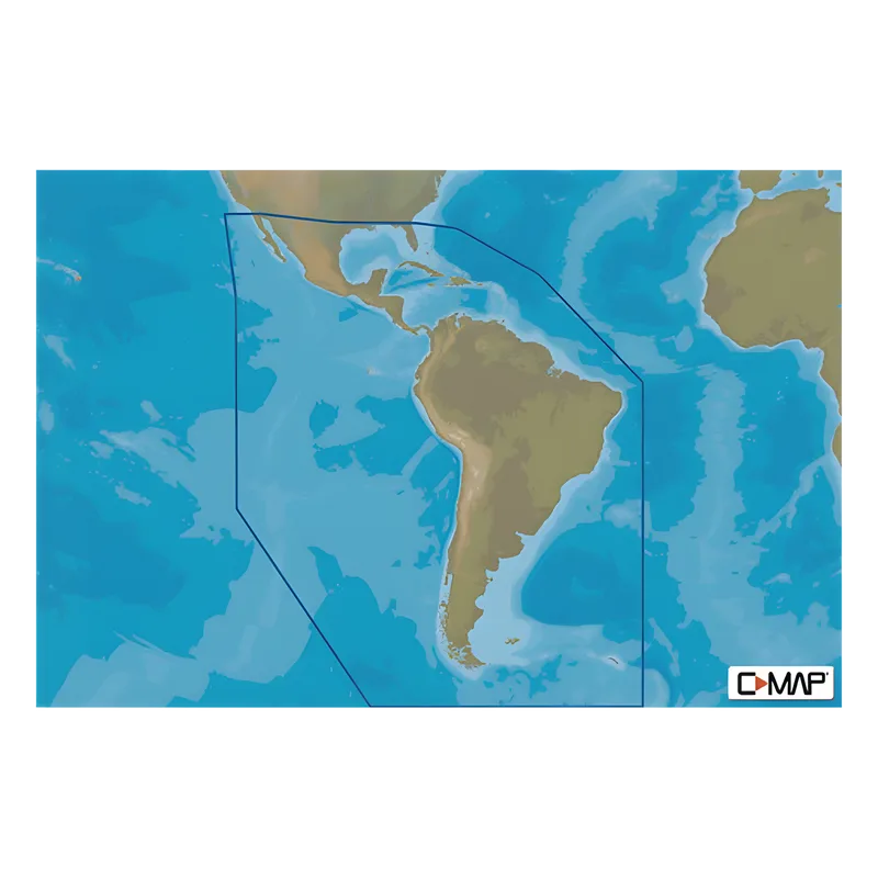 M-SA-Y038-MS MAX-N+ mapas del caribe, centro y Sudamérica. Compatible únicamente con series GO, NSO y NSS. C-MAP