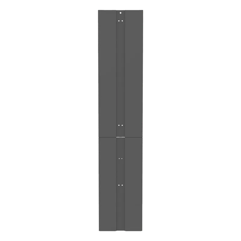 Tapa Final de Fila, Para Organizador Vertical PR2V PatchRunner™ 2, de 45 UR, Color Negro PANDUIT PR2VEP