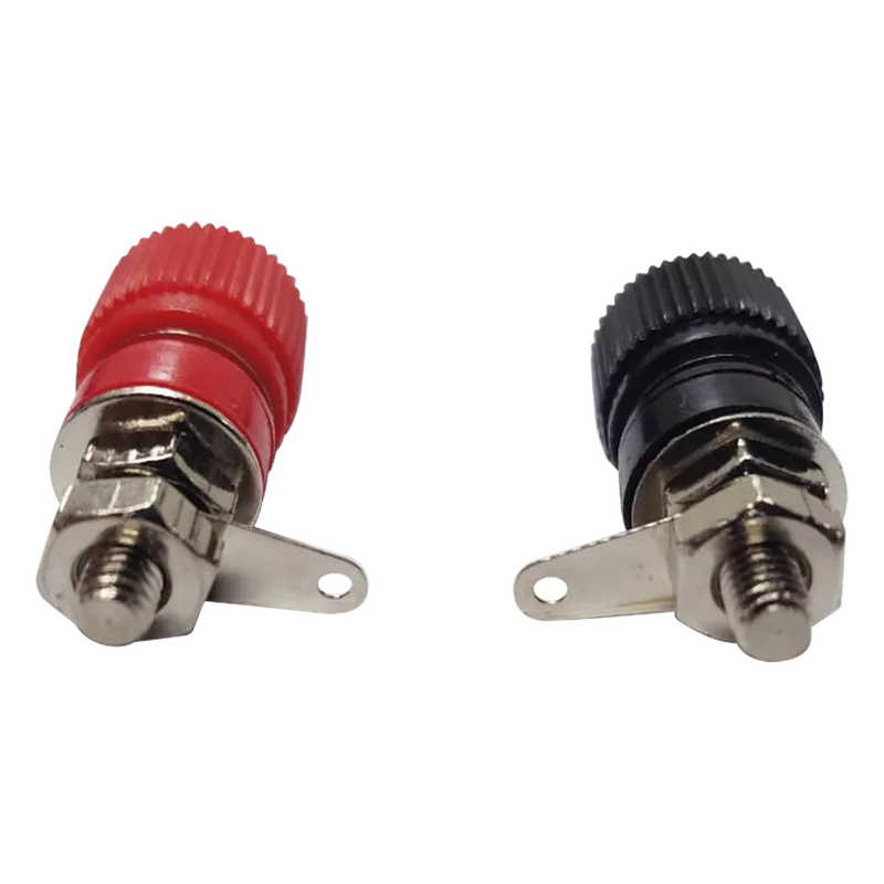 Par de Bornes Negro/Rojo Aislados para Chasis. EPCOM INDUSTRIAL EI-71240