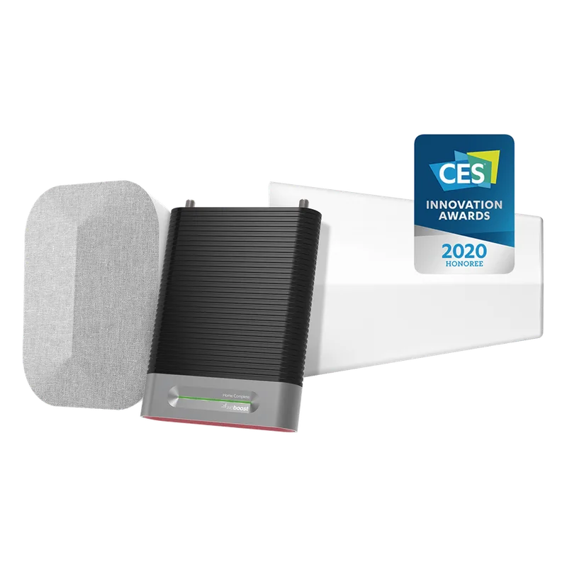 KIT Amplificador de Señal Celular, HOME COMPLETE | Mejora la Señal Celular de todos los Operadores | Cubre áreas en interior de hasta 1200 m² con 4 antenas WILSONPRO / WEBOOST 530-145