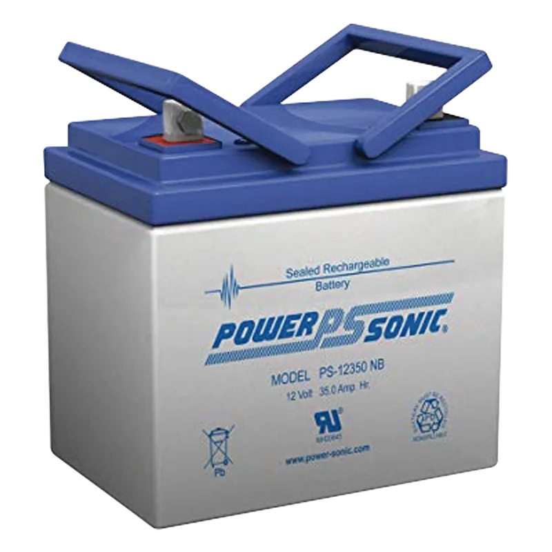 Batería 12V, 33AH, Para Respaldo, Tecnologías AGM/VRLA, 5 Años Vida Útil, Terminales tipo NB, Reconocida UL POWER SONIC PS-12330-NB