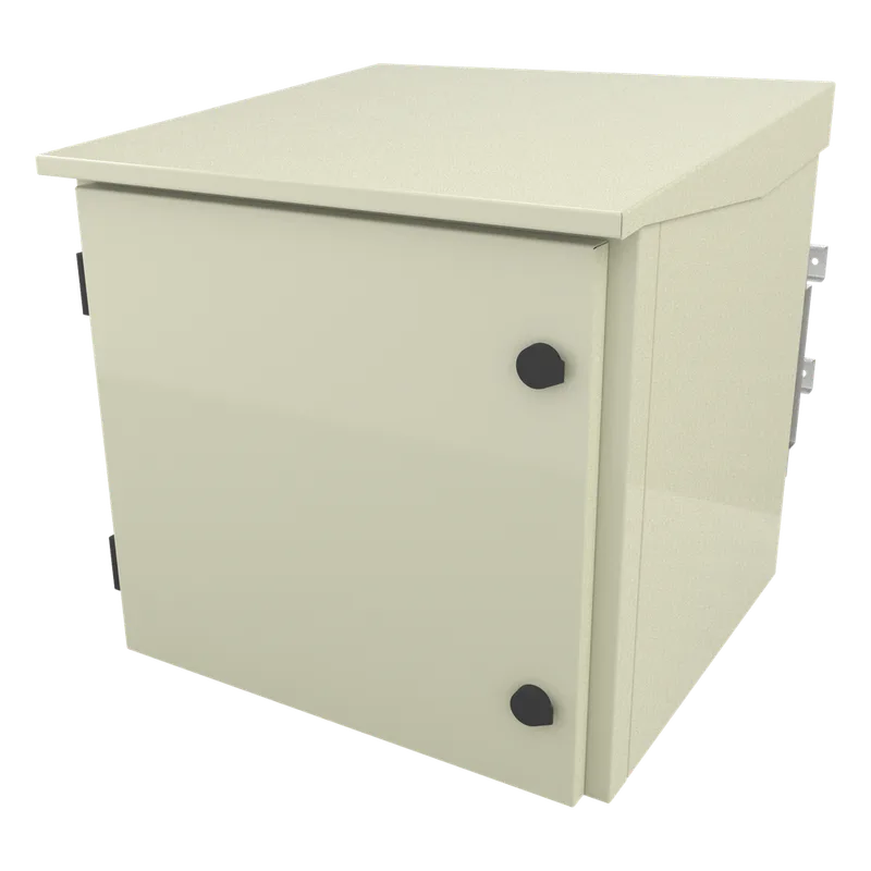 Gabinete para Poste/Torre/Pared de Exterior con Ventiladores y Termostato con Rack de 19" de 9 U. LINKEDPRO BY EPCOM LP-FORTE-09U-R2