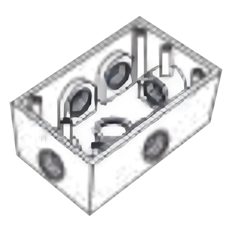 Caja Condulet FS de 1/2" (12.7 mm) con seis bocas a prueba de intemperie. RAWELT RR-0289