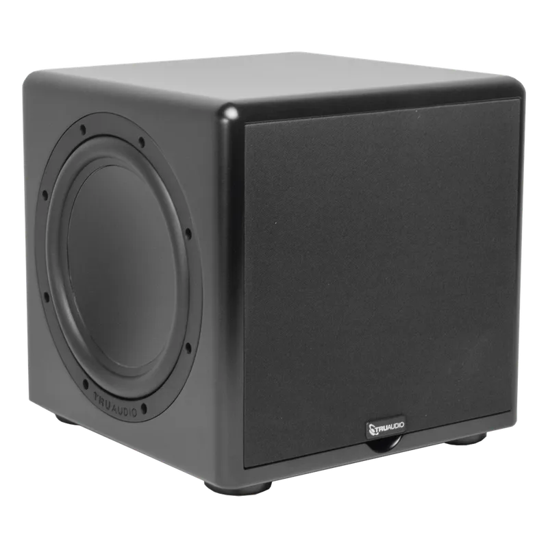 Subwoofer compacto de 12 in | 2 radiadores pasivos | amplificador interno de 350W TRUAUDIO CSUB-12
