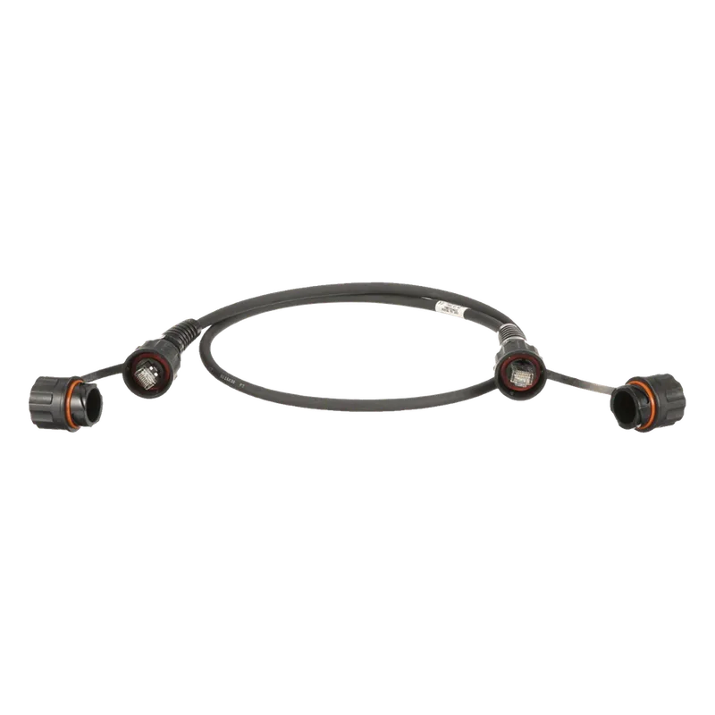 Patch Cord Cat6A IndustrialNet, Blindado S/FTP, Con Plug Industrial y Tapa en Cada Extremo, 1 Metro (3.28 Pies) PANDUIT ISTP6X1MBL
