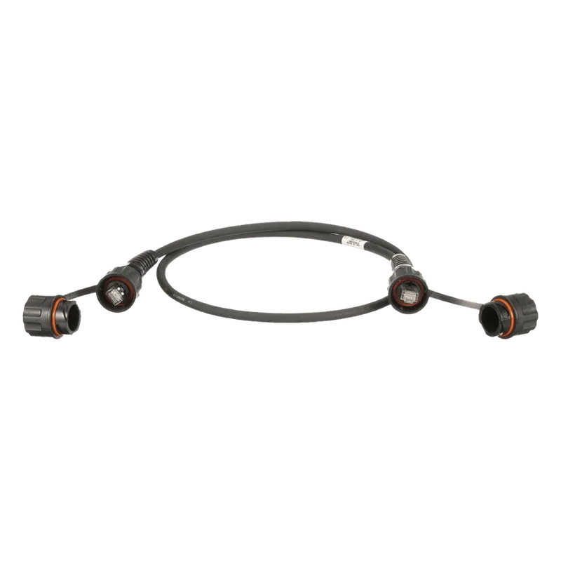 Patch Cord Cat6A IndustrialNet, Blindado S/FTP, Con Plug Industrial y Tapa en Cada Extremo, 5 Metros PANDUIT ISTP6X5MBL