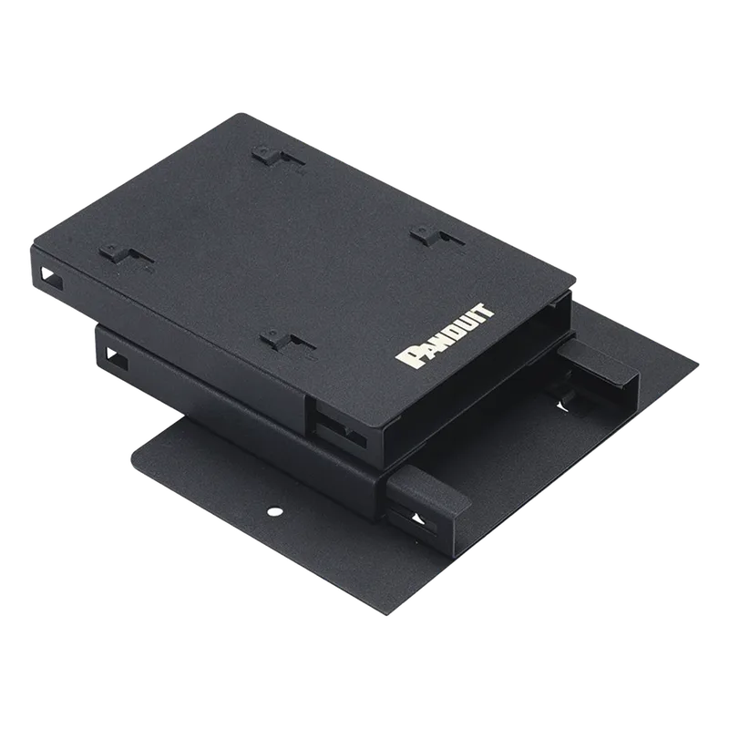 Soporte Para 2 Casetes HD Flex de 6 Puertos Duplex, Para Uso con Gabinetes de Zona, Color Negro PANDUIT ZFLEX2