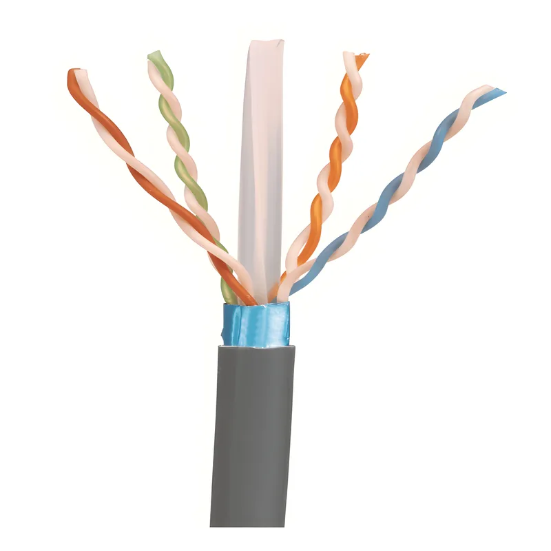 Bobina de Cable Blindado F/UTP de 4 Pares, Cat6A, Soporte de Aplicaciones 10GBase-T, LSZH (Libre de Gases Tóxicos), Color Gris, 305 Metros (1000 Pies) PANDUIT PFL6X04IG-CEG