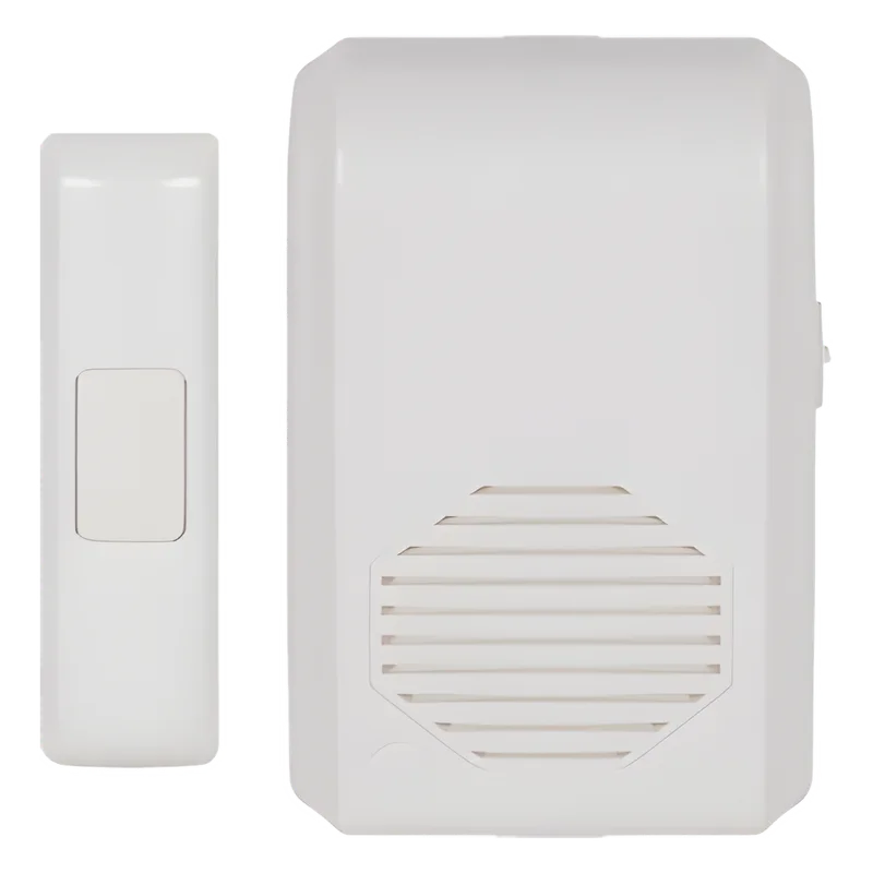 Timbre Inalámbrico Para Puerta Con 10 Tonos, Hasta 150m Linea de Vista, Con Receptor Inalámbrico Incluido, 110Vca STI STI-3350