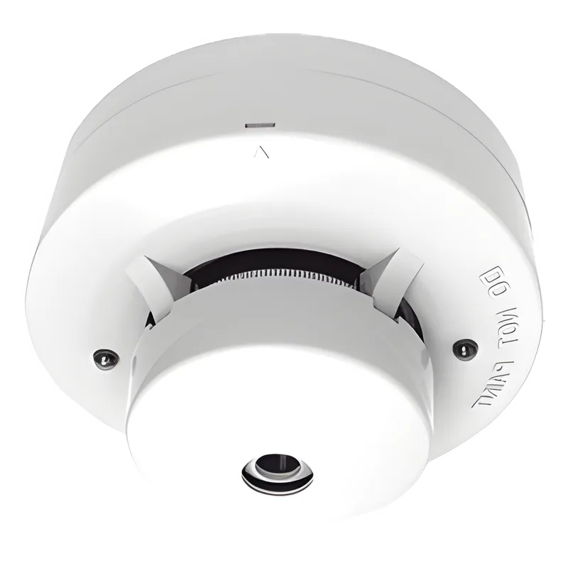 Detector de Humo Fotoeléctrico No Direccionable de 4 Hilos / Buzzer Integrado / LED 360° / DC 12 V / Algoritmos de Discriminación Avanzada HIKVISION DS-PDSMK-4BAR