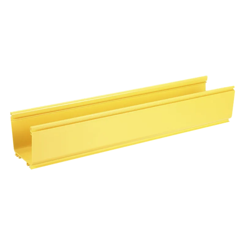 Canaleta FiberRunner™ 4X4, de PVC Rígido, Color Amarillo, 1.8 m de Largo PANDUIT FR4X4YL6